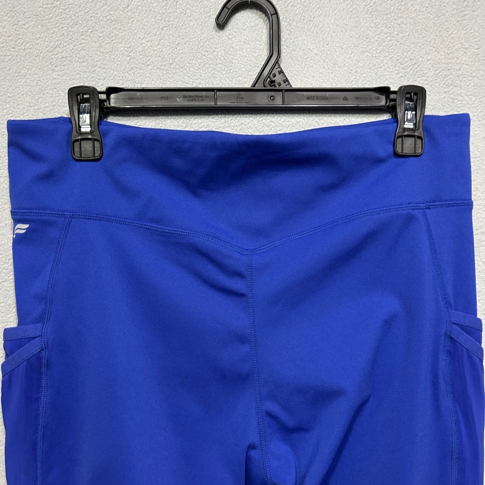 Fabletics Leggings Women XL Blue Motion 365 High Rise Mesh Pocket - Picture 5 of 8